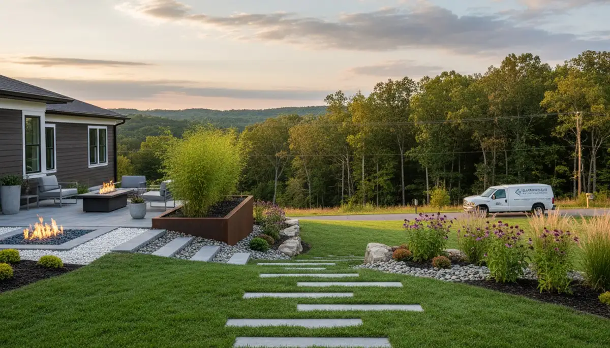 Professional landscaping service in Louisville, KY for residential lawn care and yard maintenance