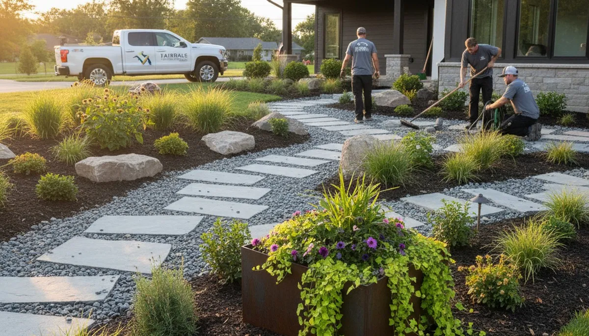 Louisville, KY landscaping services for residential lawns and yard maintenance