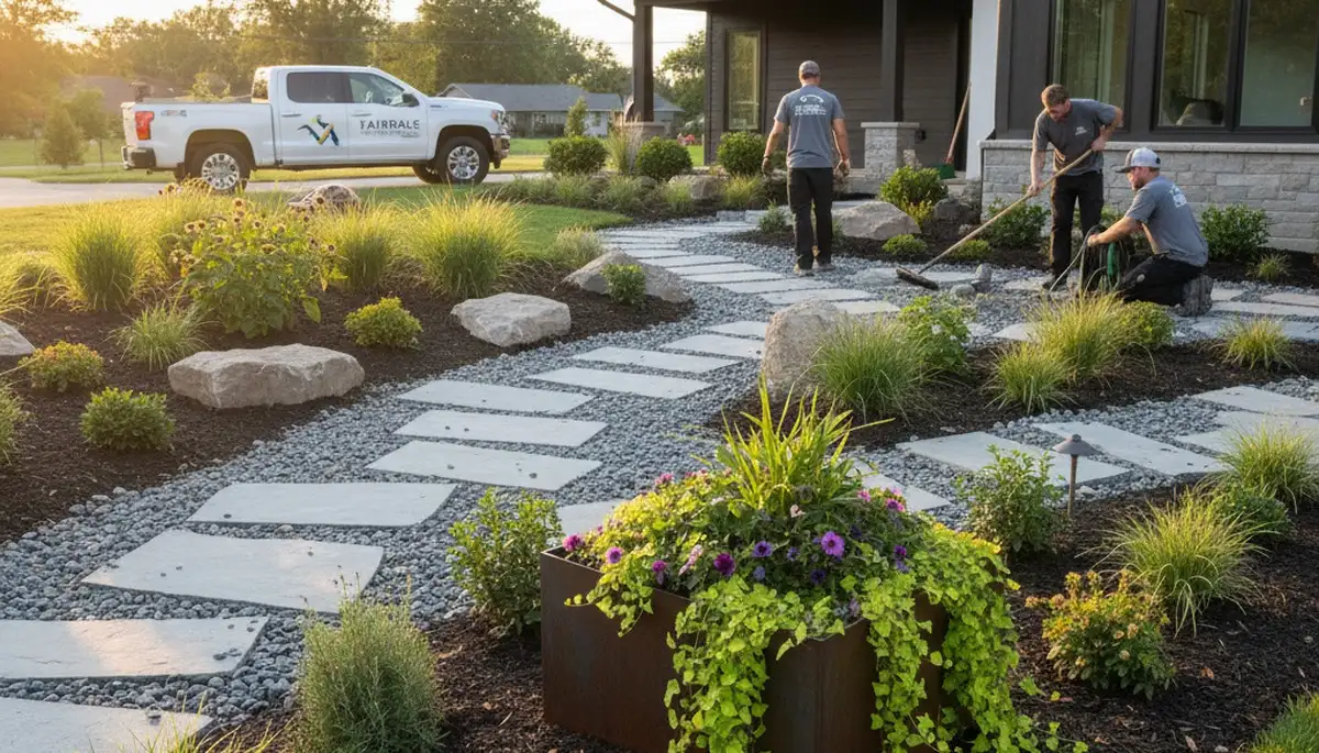 Louisville, KY landscaping services for residential lawns and yard maintenance