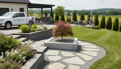 Landscaping service in Louisville, KY for professional lawn care and yard maintenance