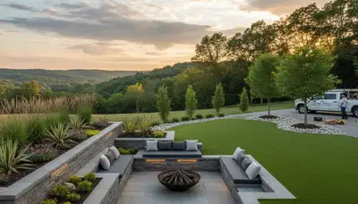 Landscaping services in Louisville, KY for lawn care, mowing, and outdoor property maintenance