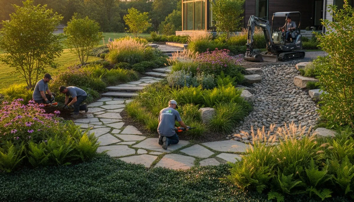 Landscaping service in Louisville, KY for professional lawn care and yard maintenance