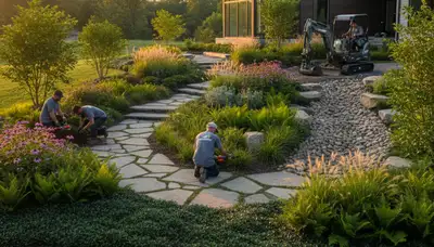 Landscaping service in Louisville, KY for professional lawn care and yard maintenance
