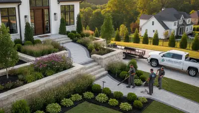 Louisville, KY landscaping service by Lawn Care Louisville for lawn maintenance and yard care