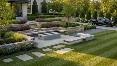 Landscaping services in Louisville, KY for professional lawn care and yard maintenance
