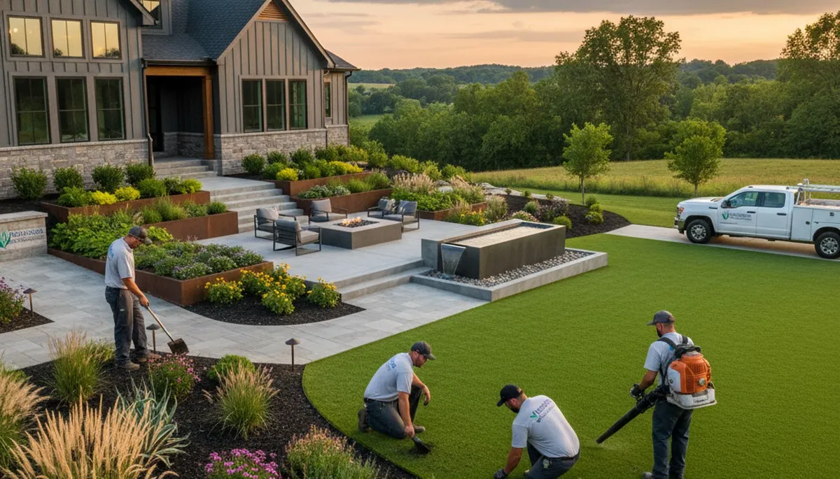 Landscaping service in Louisville, KY for lawn care and yard maintenance
