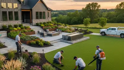 Landscaping service in Louisville, KY for lawn care and yard maintenance