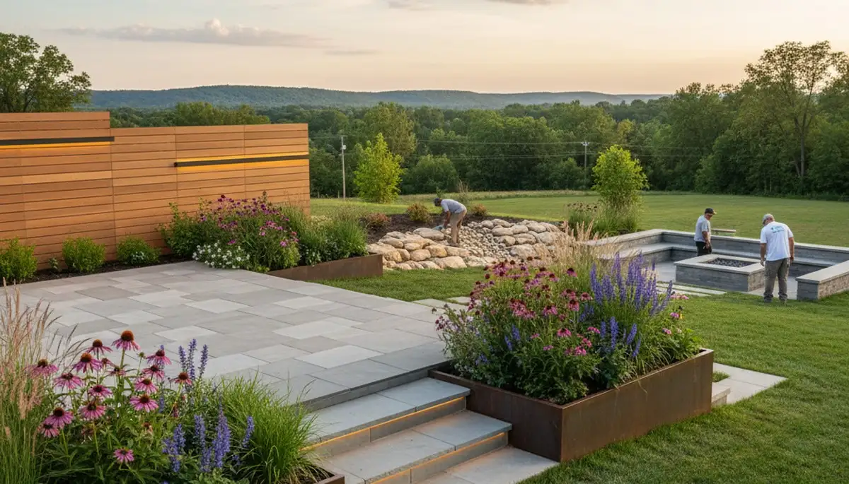 Landscaping service in Louisville, KY for professional lawn care and yard maintenance