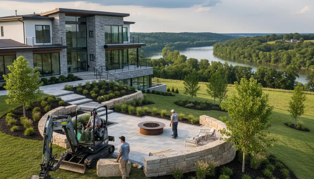 Landscaping services in Louisville, KY for residential lawn care and property maintenance