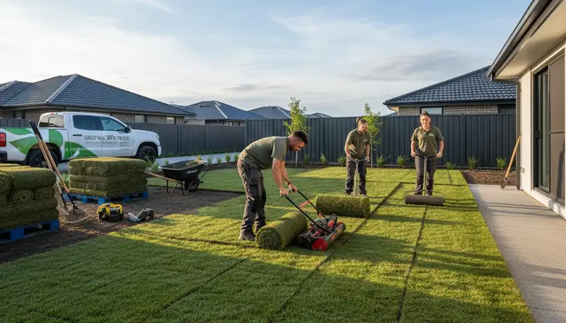 Professional sod installation service in Louisville, KY by Chop Chop Landscaping